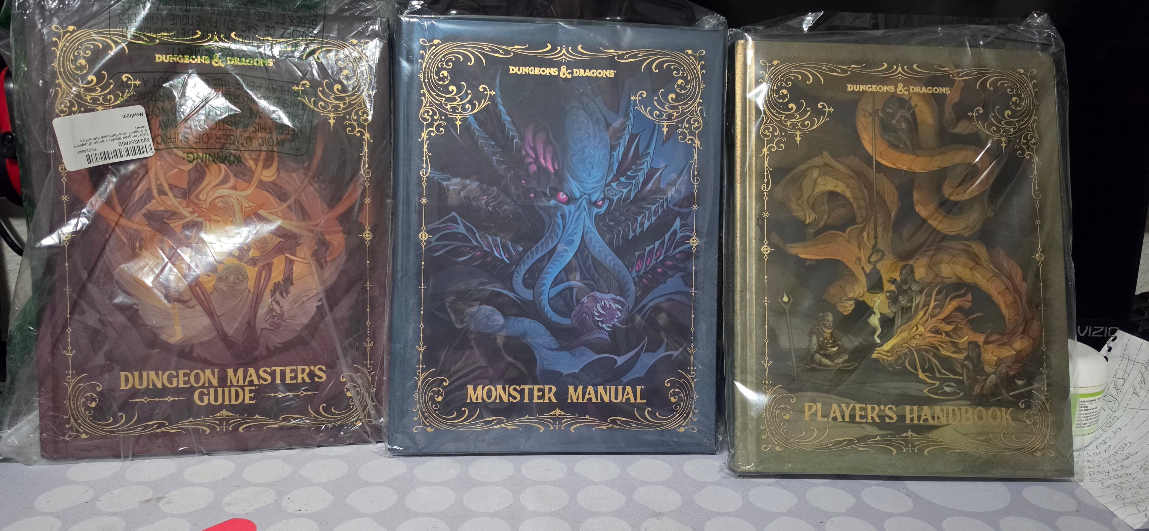 D&D Core Rulebooks Set — 2024/2025 Alternate Covers (Player's Handbook, Dungeon Master's Guide, Monster Manual)
